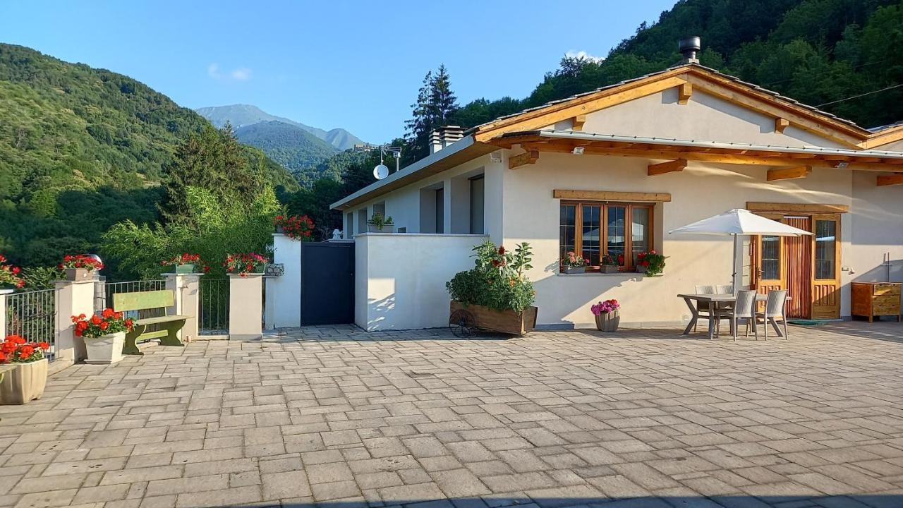Vallemaira House Casa Belvedere Luce & Sole 10 Posti Letto San Damiano Macra Екстер'єр фото
